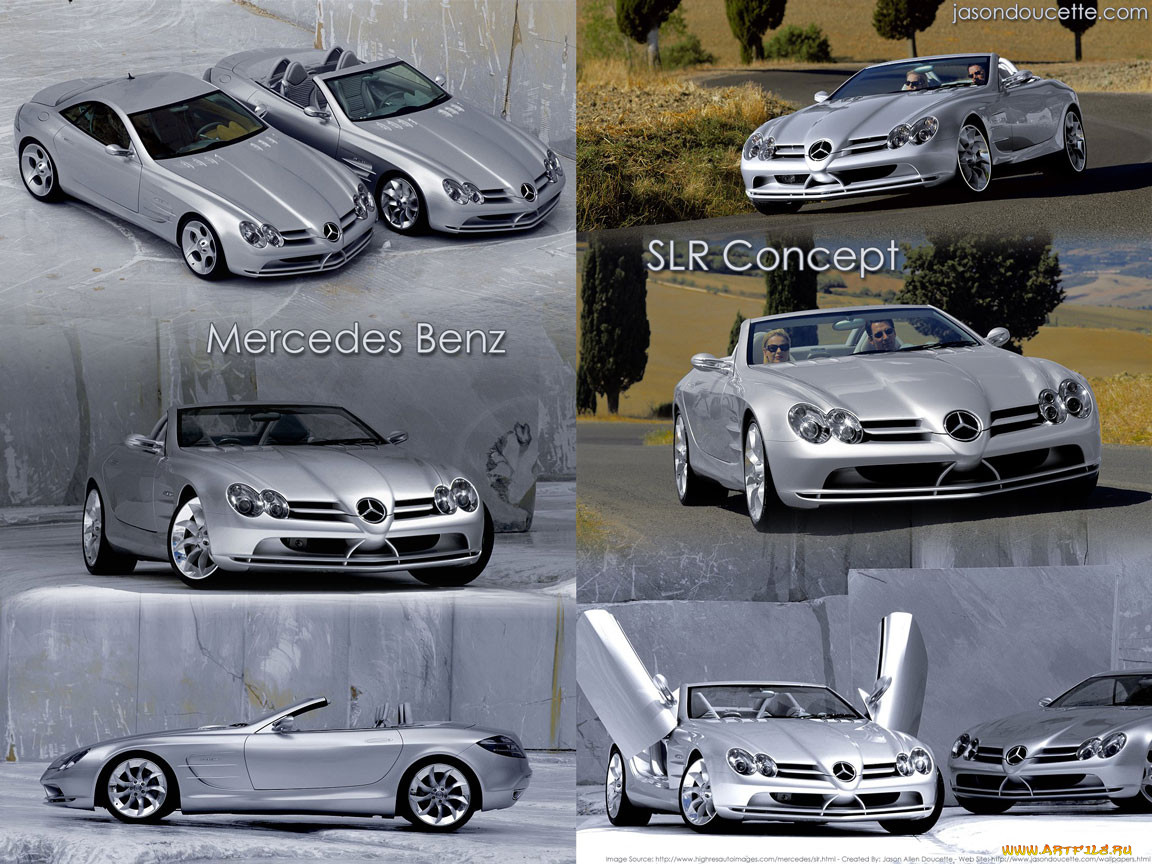 mercedes, benz, slr, 